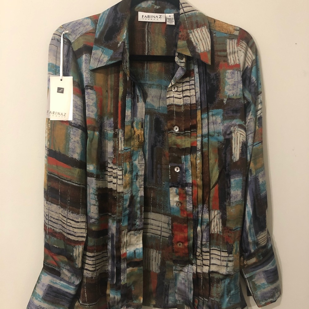 Vintage-Inspired Pattern Blouse